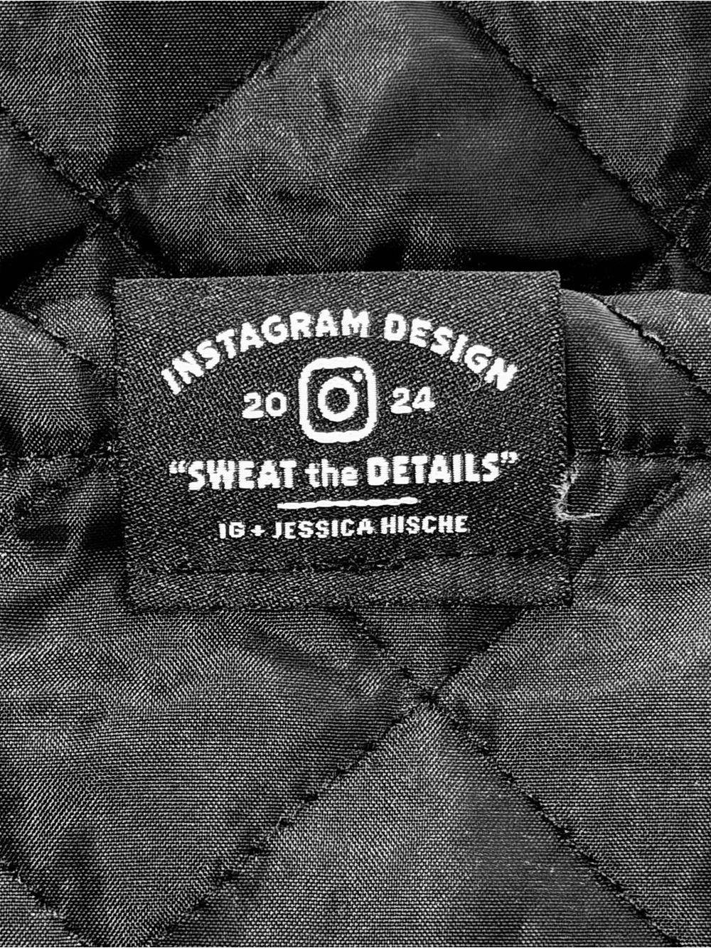RARE Deadstock Instagram Design Employee Jacket with Jessica Hische Monogram